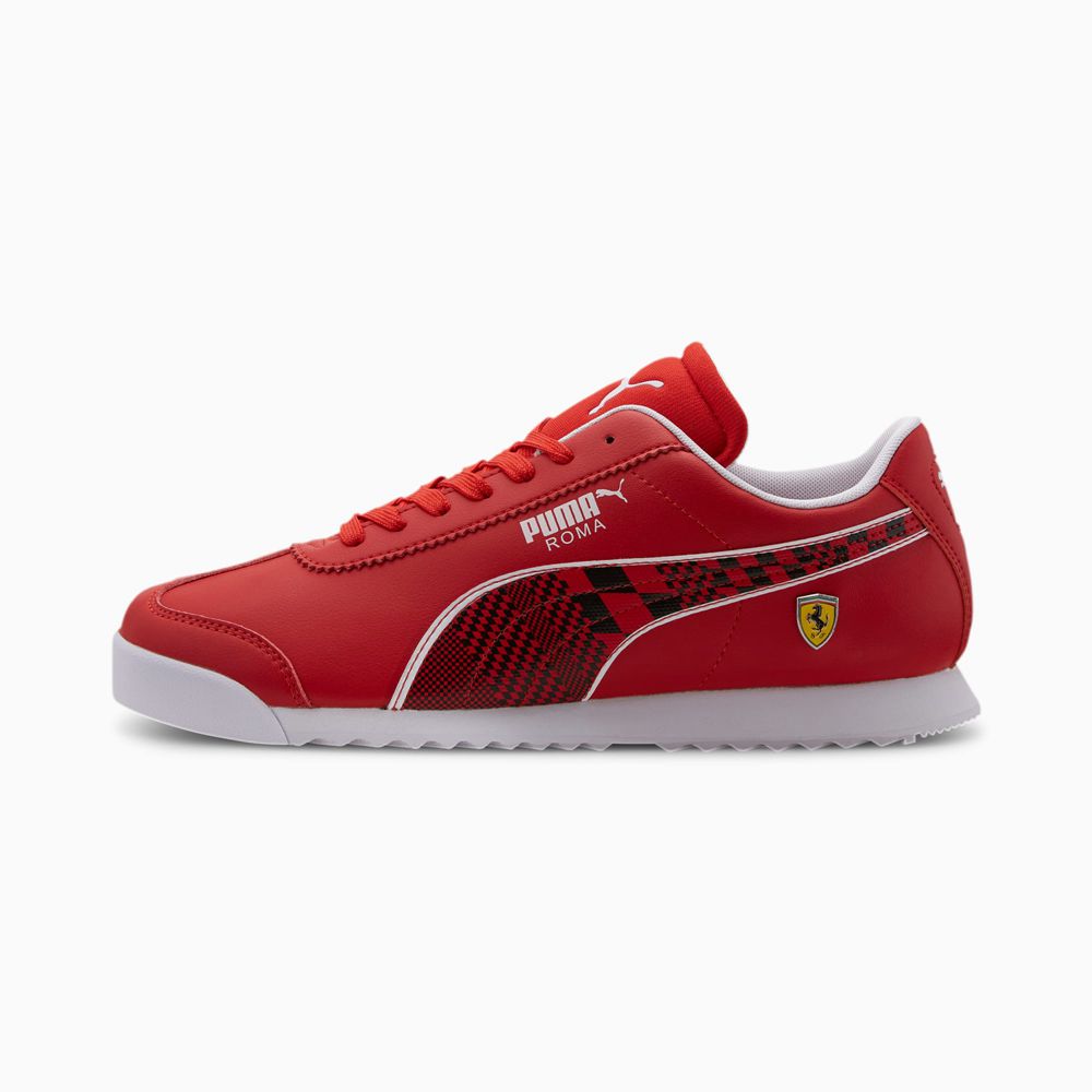 Puma Scuderia Ferrari Roma Férfi Motorsport Cipő - Fekete ( Hungary - IHJDR8356 )